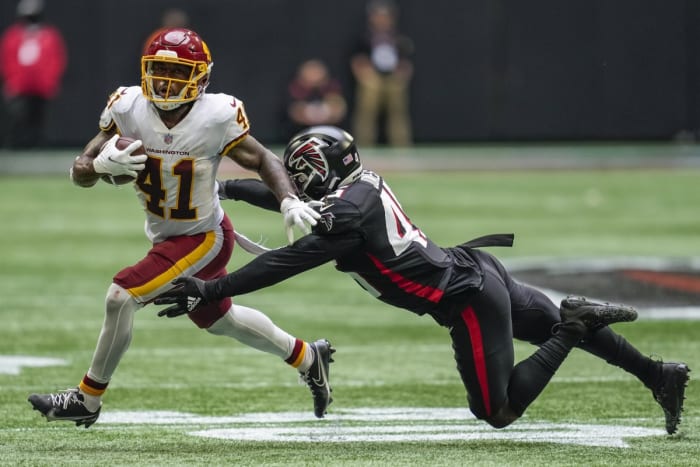 J.D. McKissic poses an interesting challenge for the Saints defense.